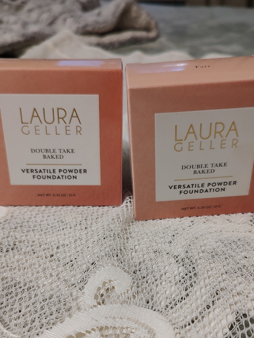 Laura Geller Versatile Powder Foundation - Peachy Pink Boxes